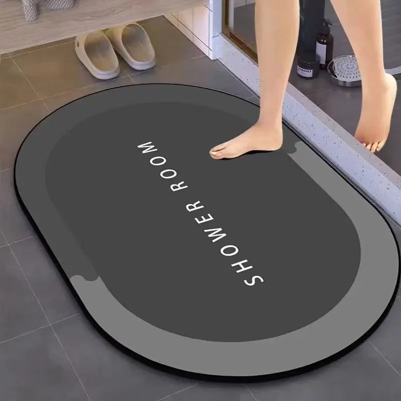 Tappetino bagno assorbente microfibra corallo asciugatura rapida antiscivolo