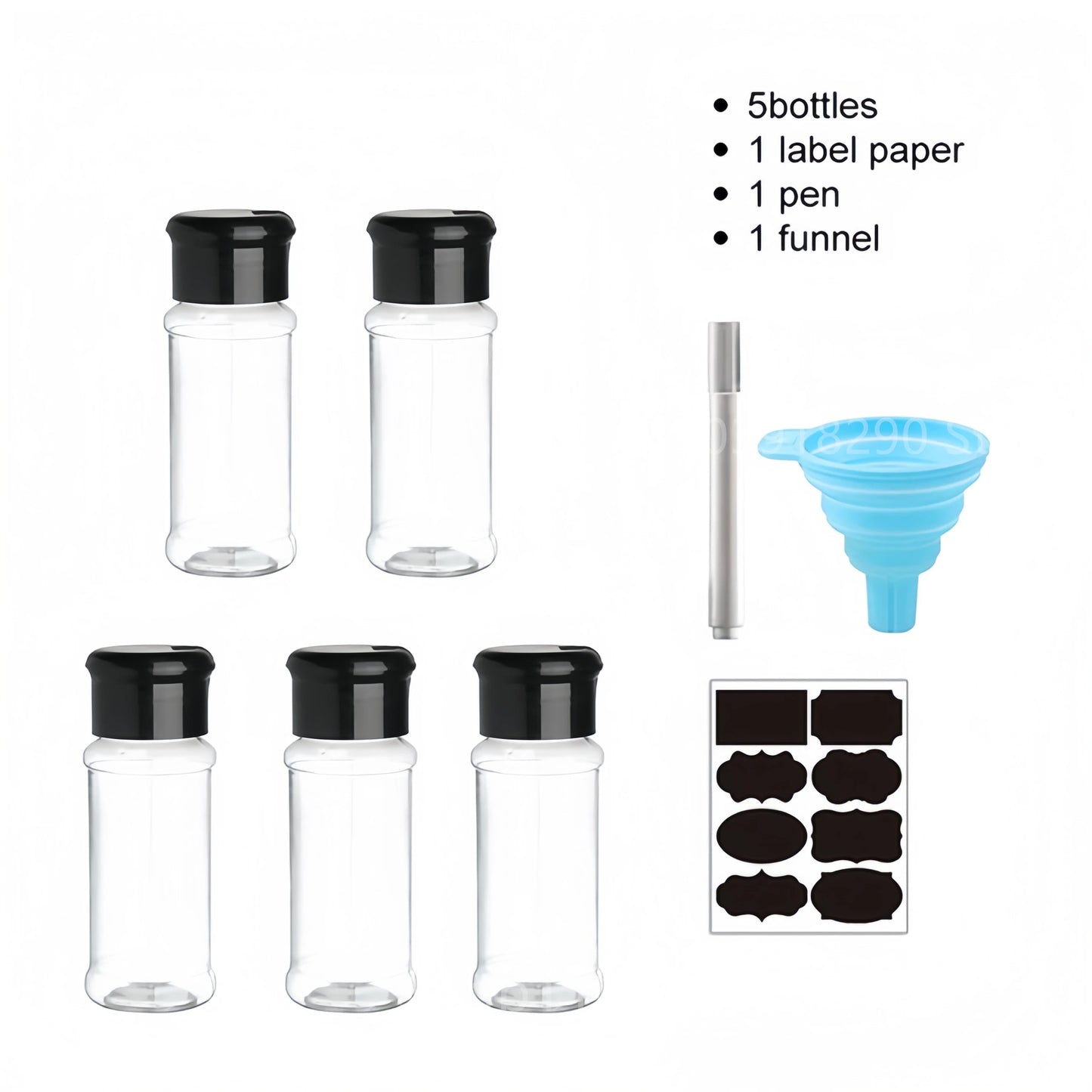 Set Barattoli Spezie Sale e Pepe con Organizer da Cucina