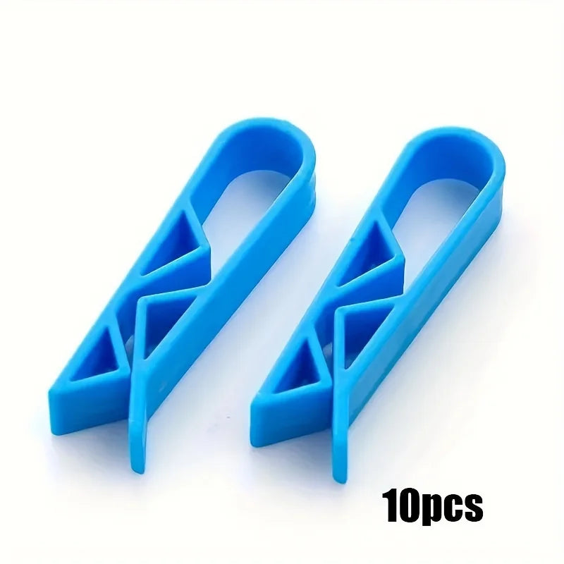 10 Pezzi Clip Ferma Sacco per Pattumiera/Bidone Antiscivolo Molletta Laterale