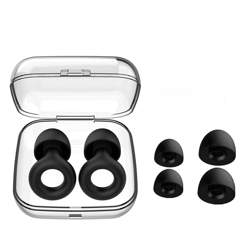 BEECHIP Tappi Orecchie Antirumore Dormire Nuoto Silicone Riutilizzabili