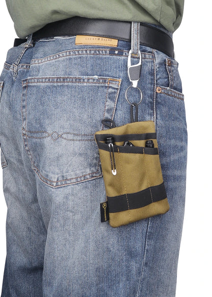 Kosibate Borsello Tattico EDC MOLLE da Cintura Mini Portamonete Outdoor
