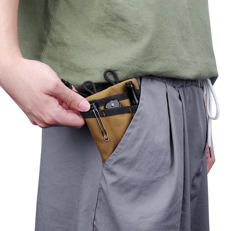 Kosibate Borsello Tattico EDC MOLLE da Cintura Mini Portamonete Outdoor
