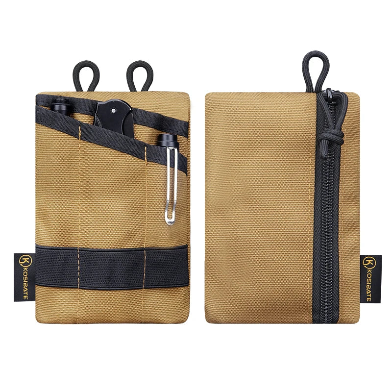 Kosibate Borsello Tattico EDC MOLLE da Cintura Mini Portamonete Outdoor