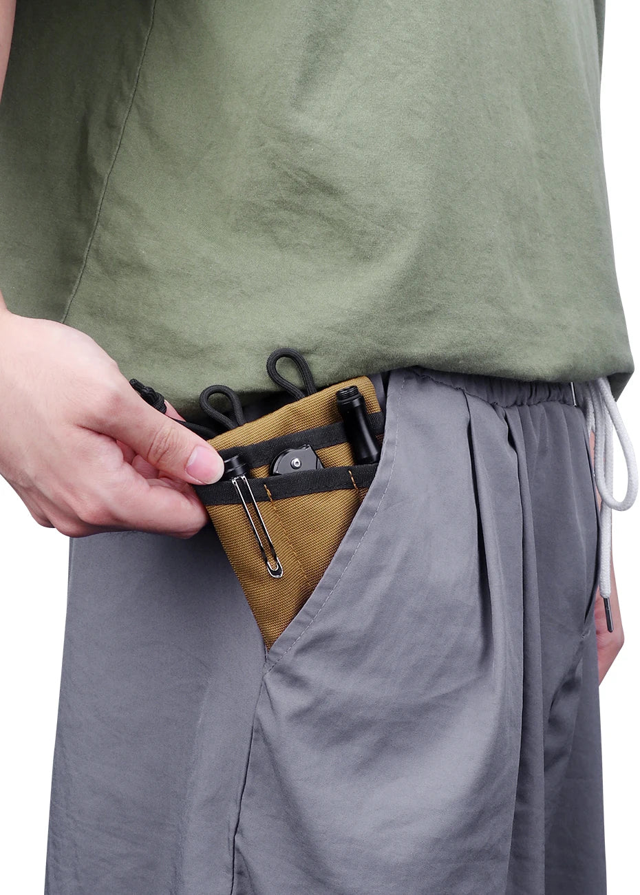 Kosibate Borsello Tattico EDC MOLLE da Cintura Mini Portamonete Outdoor
