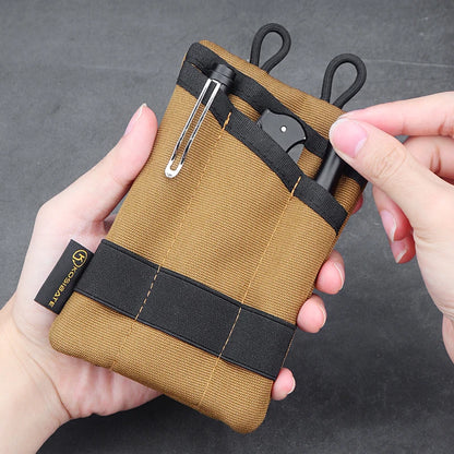 Kosibate Borsello Tattico EDC MOLLE da Cintura Mini Portamonete Outdoor