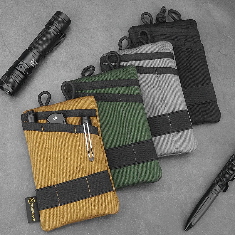 Kosibate Borsello Tattico EDC MOLLE da Cintura Mini Portamonete Outdoor