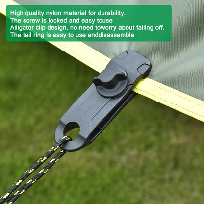 5/10 pz Clip Telone Heavy-Duty - Morsetti Fissaggio Tenda/Tendalino