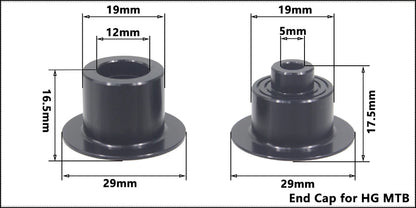 Corpetto ruota libera DT Swiss 240/350 MTB/Strada compatibile 8-12v Shimano HG