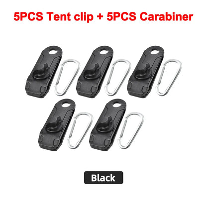 5/10 pz Clip Telone Heavy-Duty - Morsetti Fissaggio Tenda/Tendalino