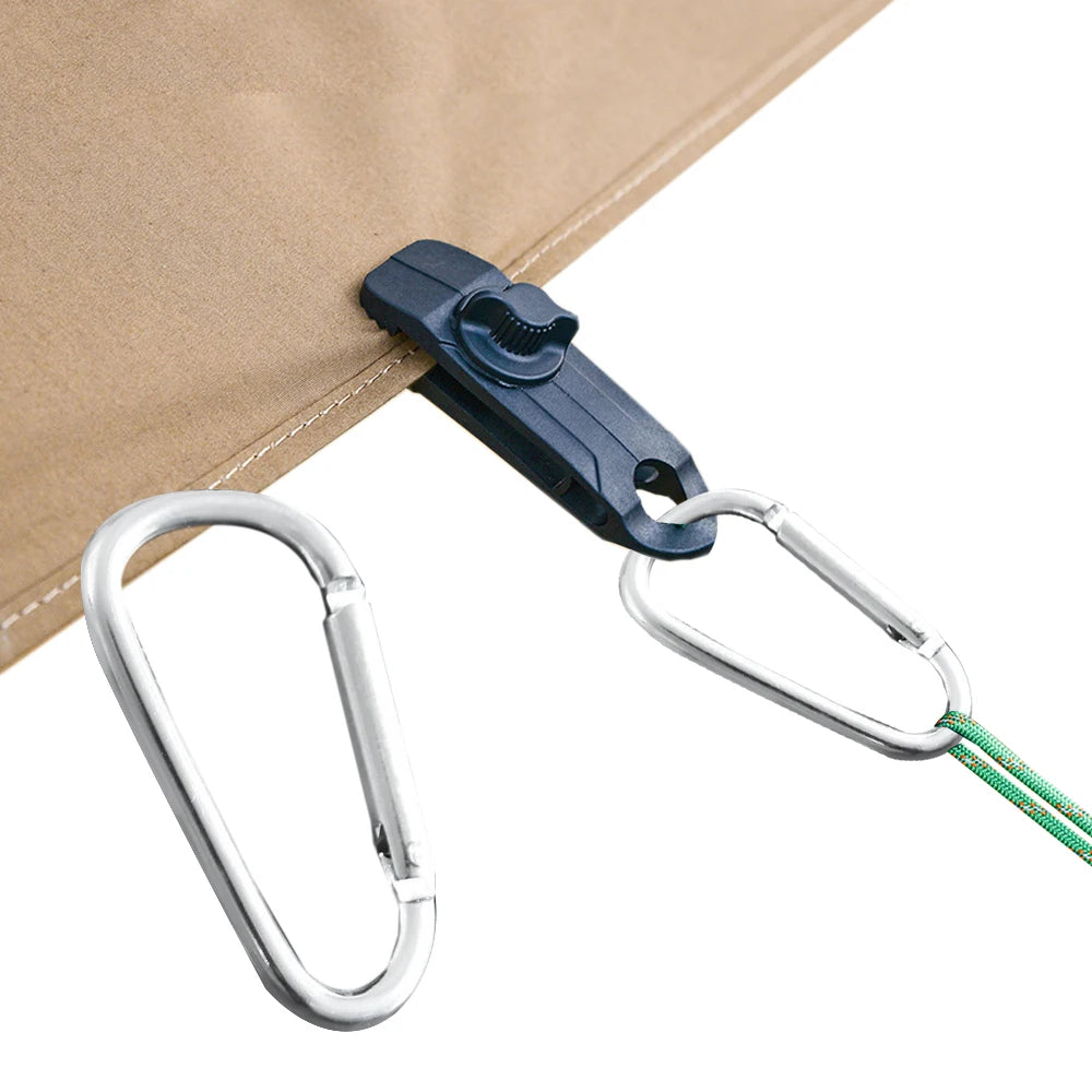 5/10 pz Clip Telone Heavy-Duty - Morsetti Fissaggio Tenda/Tendalino