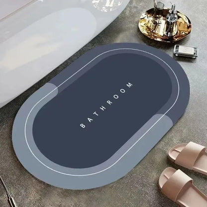 Tappetino bagno assorbente microfibra corallo asciugatura rapida antiscivolo