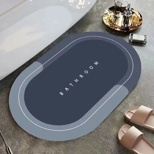 Tappetino bagno assorbente microfibra corallo asciugatura rapida antiscivolo