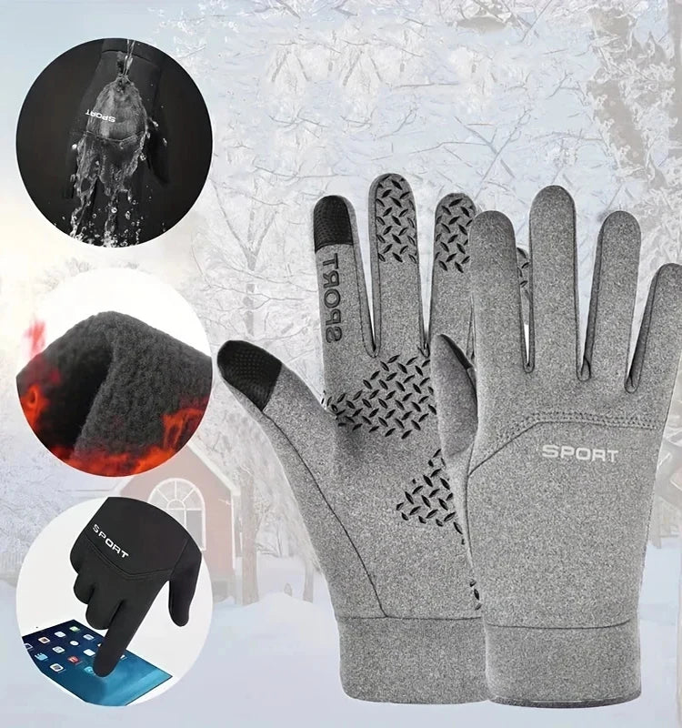 Guanti Touchscreen Invernali Uomo Donna Termici Antivento Antiscivolo Ciclismo