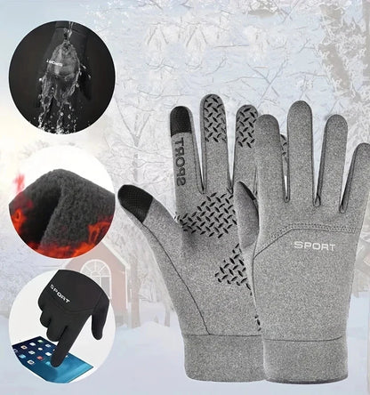 Guanti Touchscreen Invernali Uomo Donna Termici Antivento Antiscivolo Ciclismo