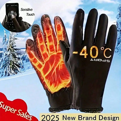 Guanti invernali trekking/ciclismo/sci impermeabili touchscreen per scaldamani
