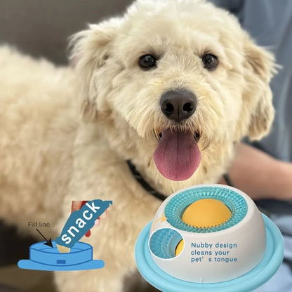 Gioco Interattivo Piatto Lecca Yogurt per Cani e Gatti - Igiene Dentale