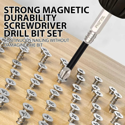 Set Punte Magnetiche PH Croce per Avvitatore Elettrico in Acciaio