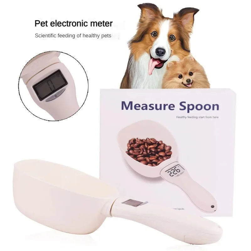 Bilancia Cucchiaio Digitale Pesa Cibo per Cani Gatti Portatile LCD