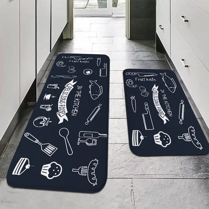Tappetino Antiscivolo Assorbente per Bagno e Cucina Lavabile 1 Pz