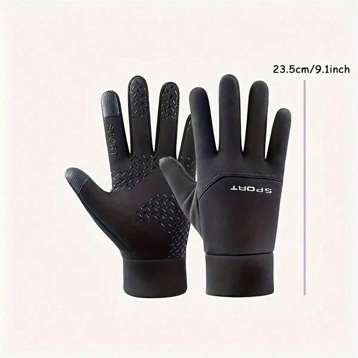 Guanti invernali trekking/ciclismo/sci impermeabili touchscreen per scaldamani