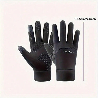 Guanti invernali trekking/ciclismo/sci impermeabili touchscreen per scaldamani