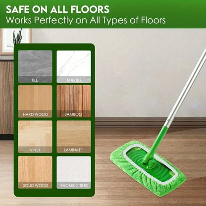 4 Panni Microfibra Lavapavimenti Ricambi Lavabili Assorbenti Universali per mop