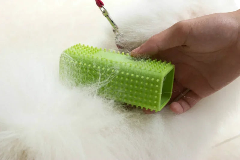 Spazzola Rimuovi Peli Cane e Gatto Silicone per Auto Divani Tessuti Vestiti