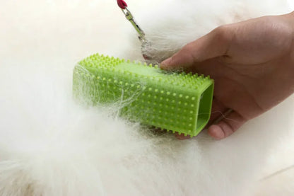 Spazzola Rimuovi Peli Cane e Gatto Silicone per Auto Divani Tessuti Vestiti