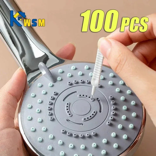 Kit 10-100pz Spazzoline Nylon Pulizia Doccia Scarico Bagno Anti-Intasamento