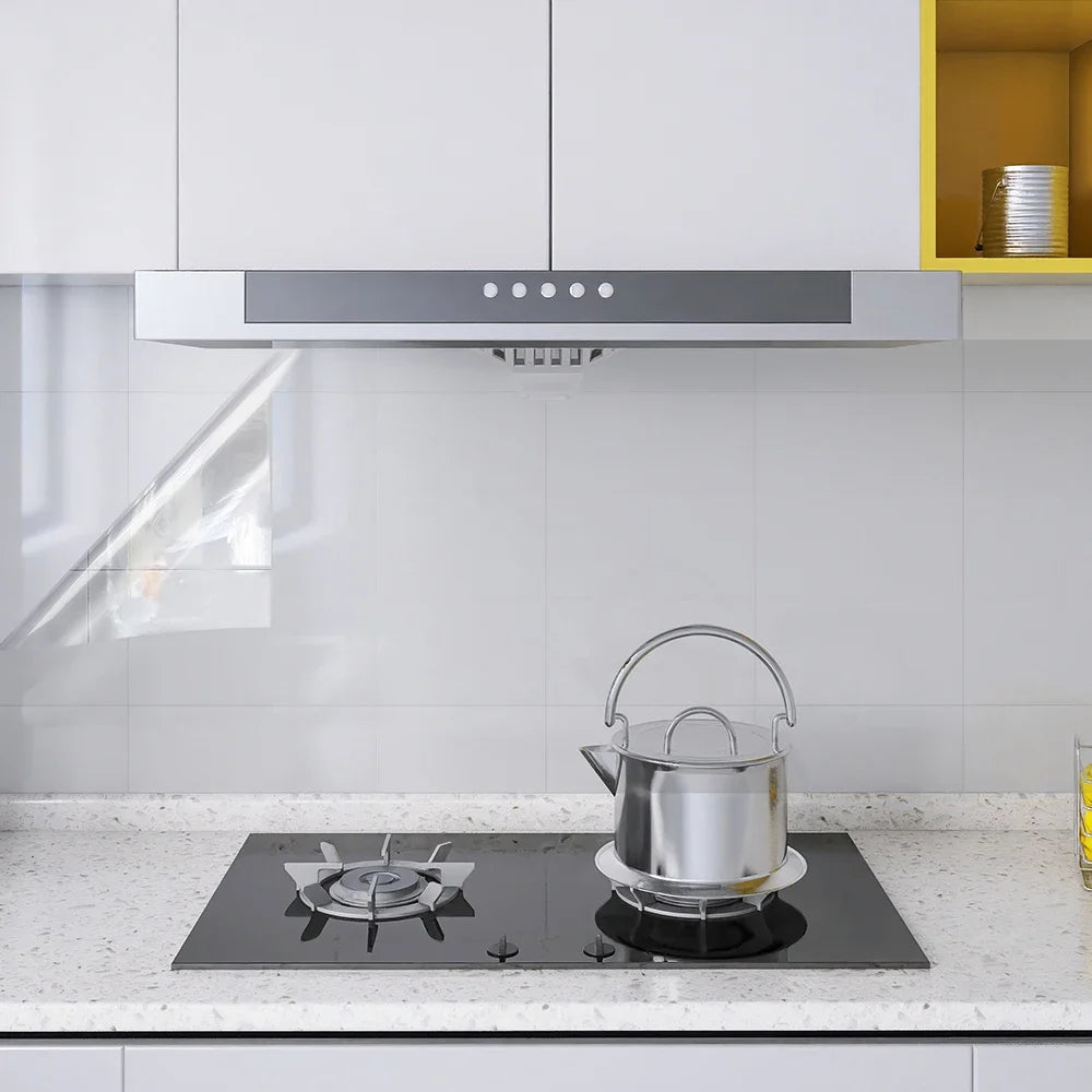 Adesivo Paraschizzi Cucina 45cm Trasparente Antiolio Statico Termoresistente