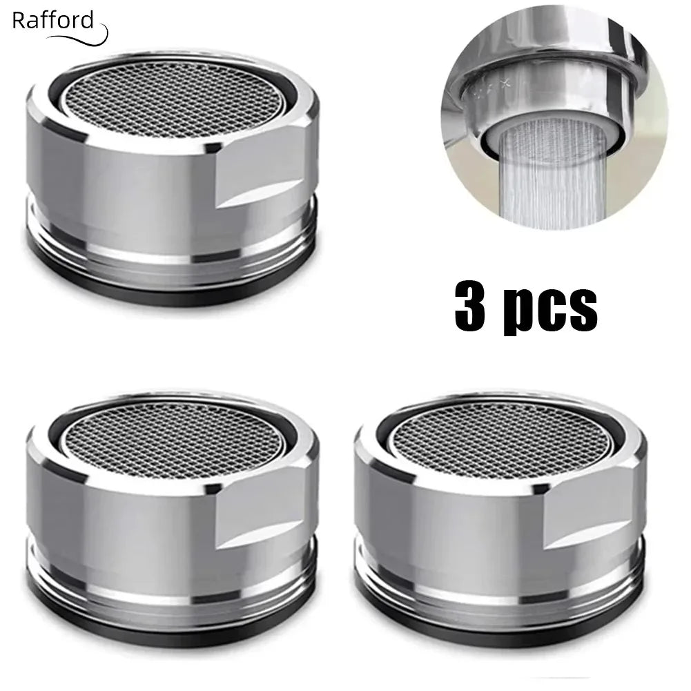 3pz Aeratori/Filtro Rubinetto M24 24mm Ricambio Risparmio Acqua per Lavabo