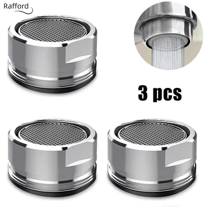 3pz Aeratori/Filtro Rubinetto M24 24mm Ricambio Risparmio Acqua per Lavabo