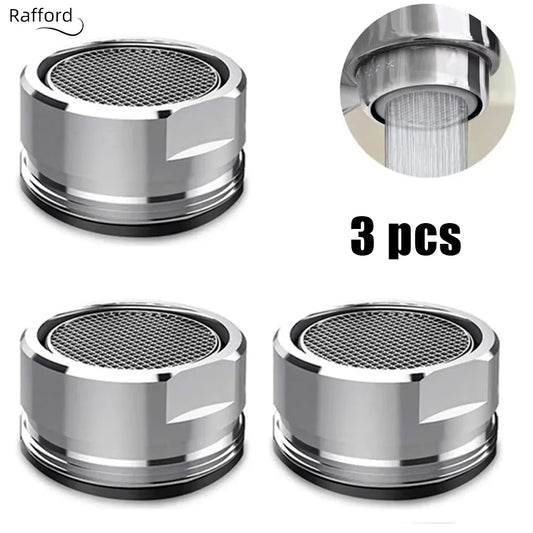 3pz Aeratori/Filtro Rubinetto M24 24mm Ricambio Risparmio Acqua per Lavabo