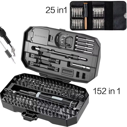 Kit Cacciaviti Precisione 25in1 Riparazione Laptop/PC/Smartphone Torx T5 T6