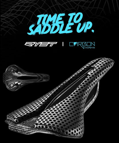 Sella bici RYET 3D Carbonio 120g 250x140mm MTB Gravel Road