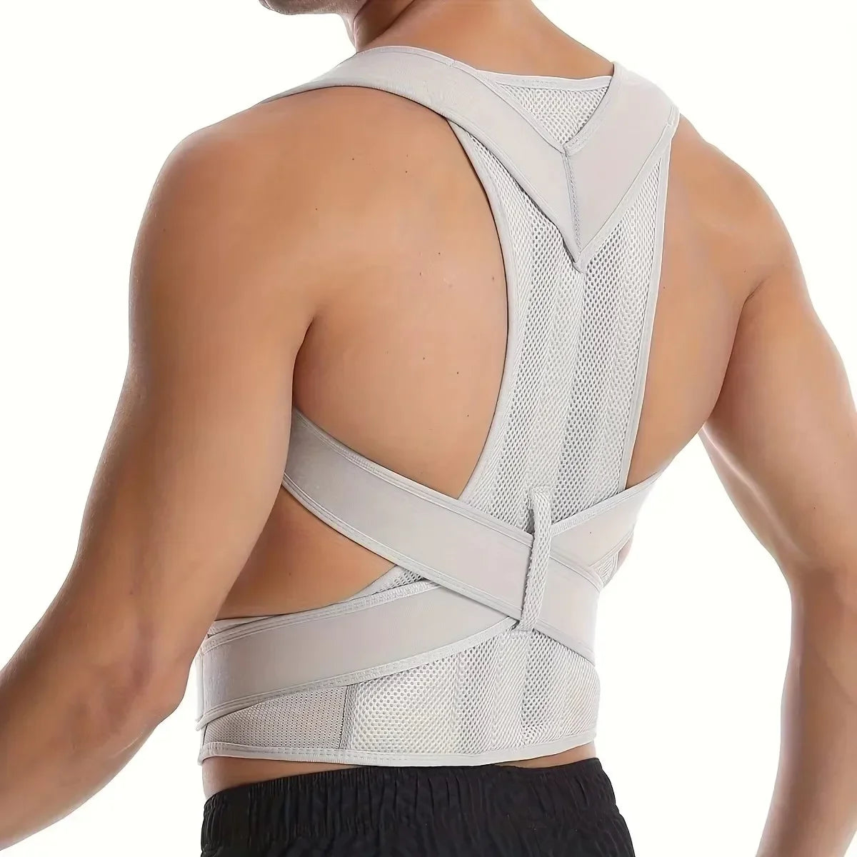 Correttore Postura Unisex Regolabile Cintura/Corsetto Supporto Lombare S-XXXL