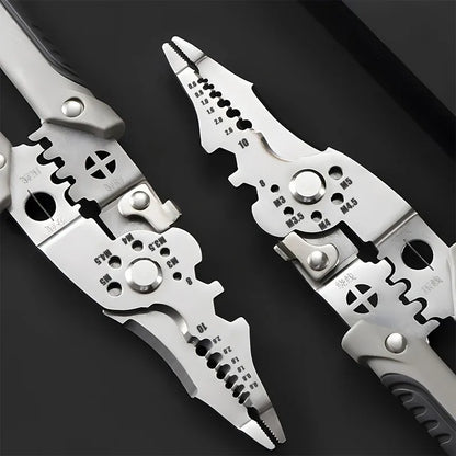 Pinza spelafili 8.5" crimpatrice taglierina Acciaio inox ergonomica