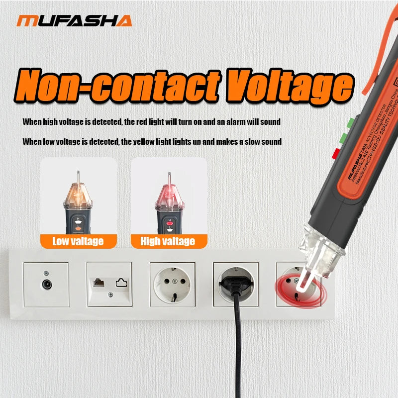 MUFASHA Penna tester tensione senza contatto AC 12-1000V Rilevatore