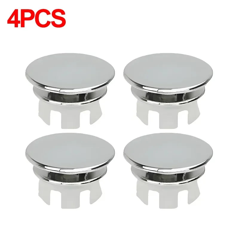 Tappo Scarico Lavabo Universale in Plastica - Set 4 Pezzi, Accessori Bagno