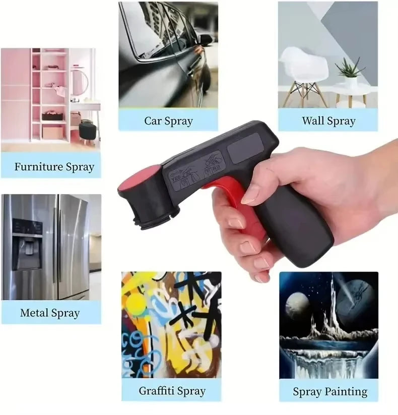Manico Plastica Universale per Pistola a Spruzzo Vernice Auto Nuovo