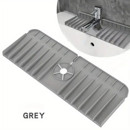 Porta spugna e sapone in silicone antigoccia sotto rubinetto lavello