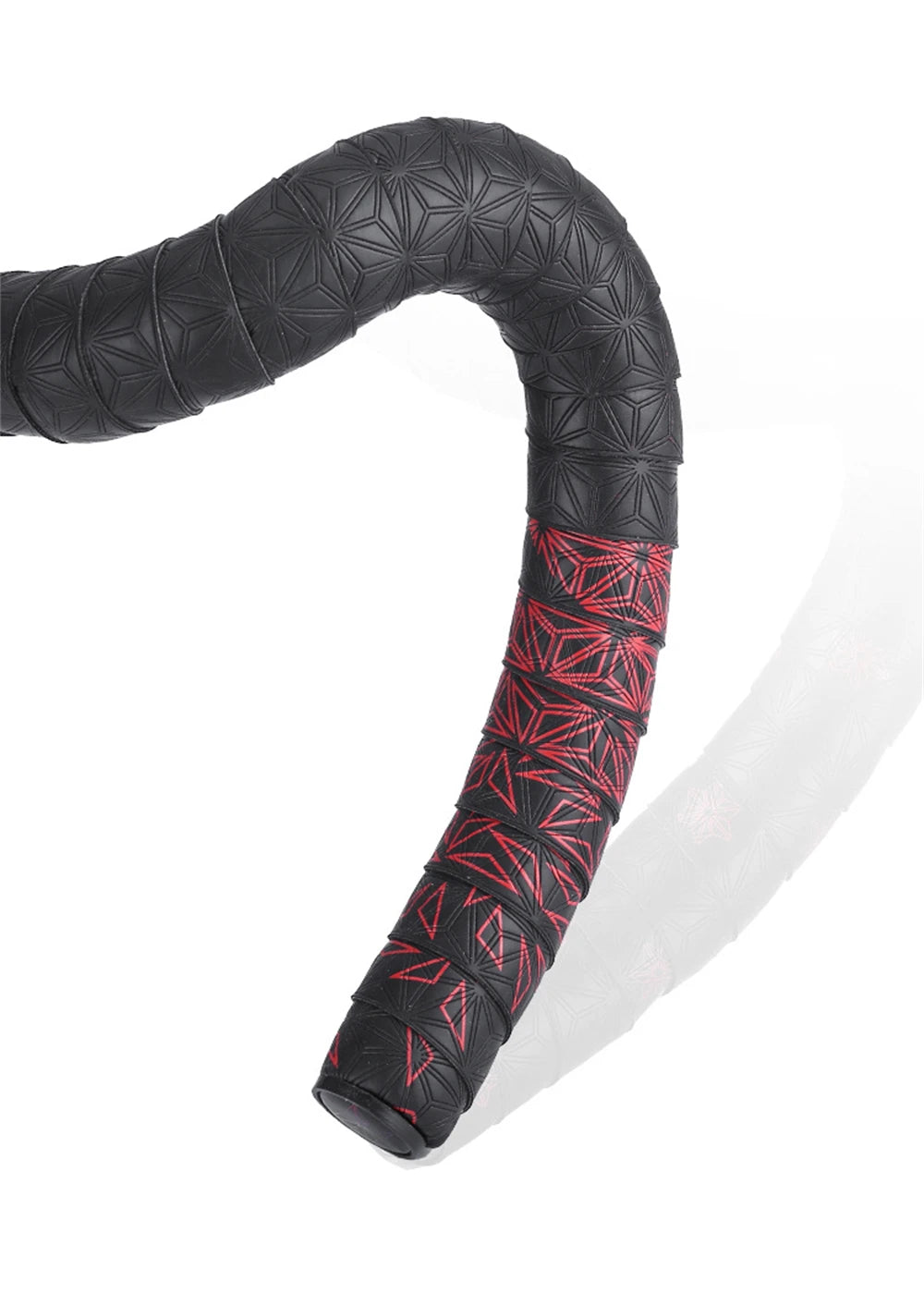 Nastro manubrio bici corsa 2pz PU antiscivolo ammortizzante con tappi manubrio