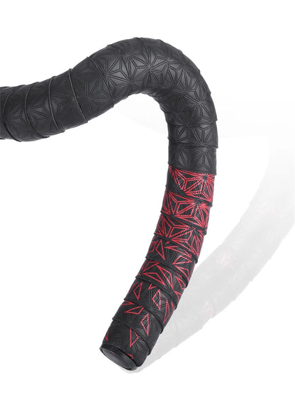 Nastro manubrio bici corsa 2pz PU antiscivolo ammortizzante con tappi manubrio