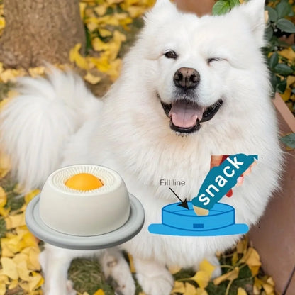 Gioco Interattivo Piatto Lecca Yogurt per Cani e Gatti - Igiene Dentale