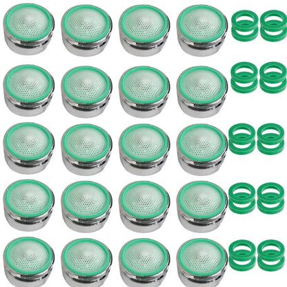 20pz Aeratore per Rubinetto Universale Ricambio Antischizzo Risparmio Acqua