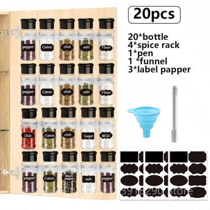 Set Barattoli Spezie Sale e Pepe con Organizer da Cucina