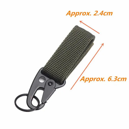 Moschettone Nylon Resistente Portachiavi per Zaino MOLLE Camping Escursionismo