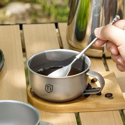 Mini tazza da campeggio portatile per caffè tè acqua 80/220 ml