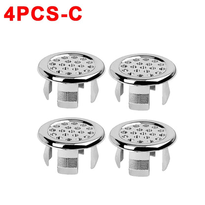 Tappo Scarico Lavabo Universale in Plastica - Set 4 Pezzi, Accessori Bagno