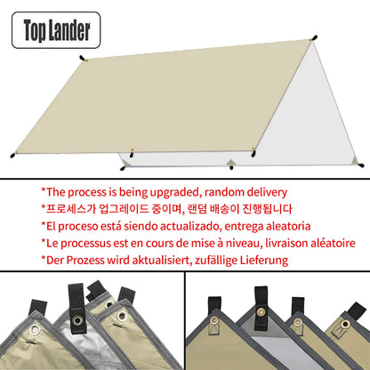 Telo Tarp Impermeabile Ultralight Tendalino Campeggio Trekking Spiaggia